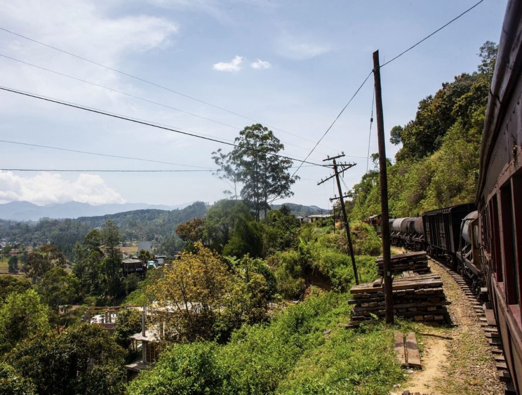 Train to Nuwara Eliya, Sri Lanka