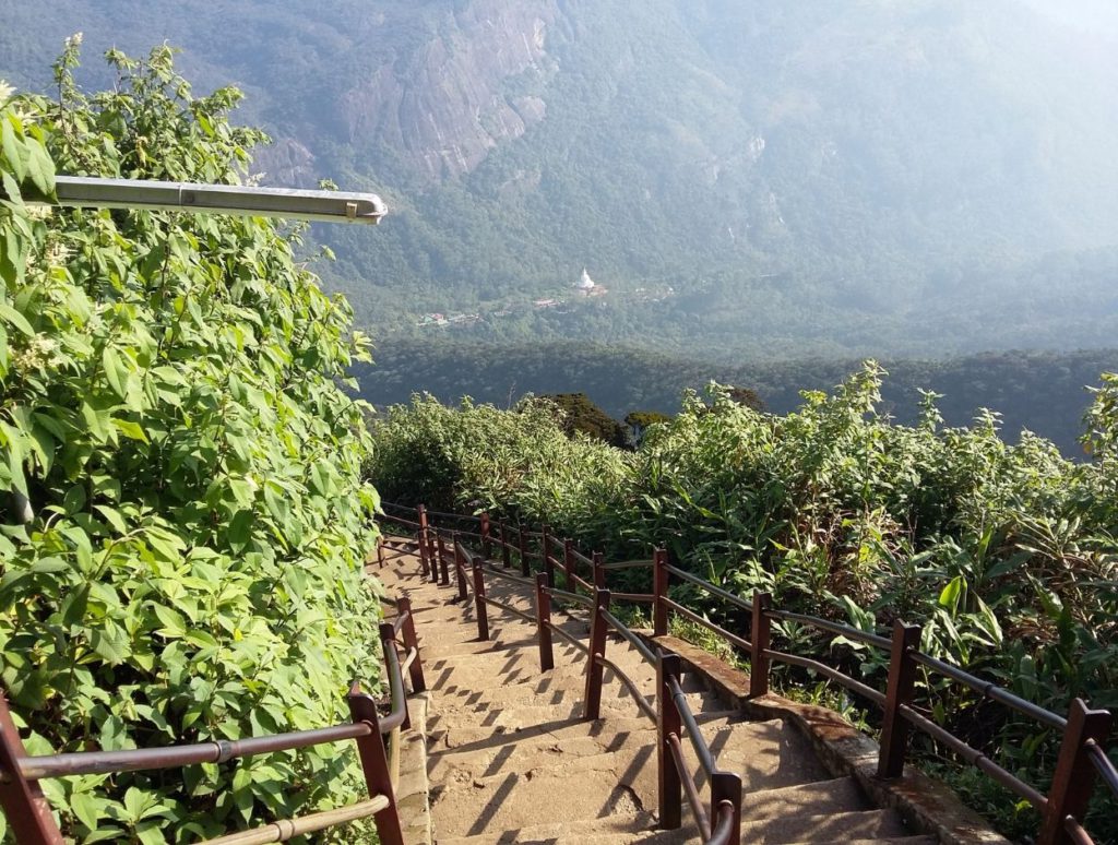 Steps leading to Adam's Peak, Sri Lanka