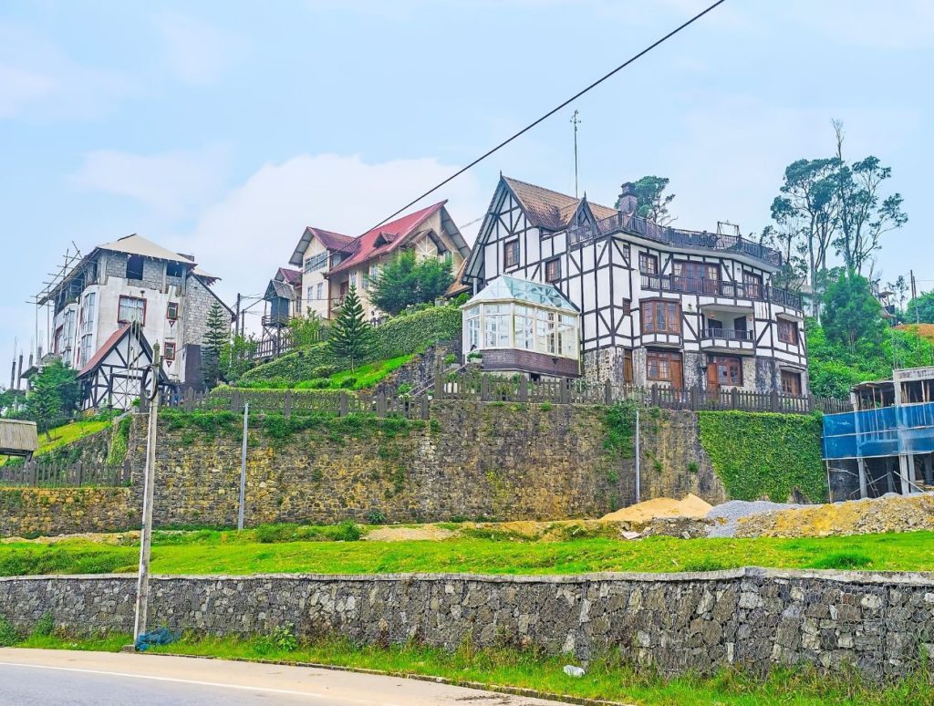 Colonial style bungalows in Little England, Sri Lanka