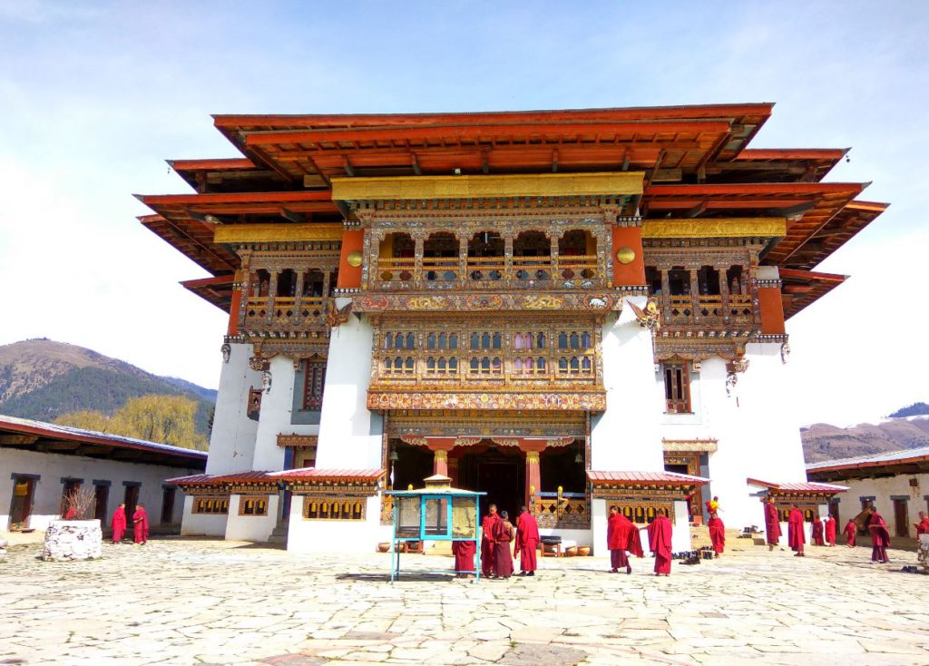 Gangteng Monastery at Phobjikha Valley