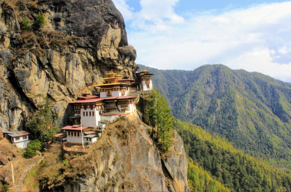 Taktsang monastery or Tiger’s Nest in Paro, Bhutan