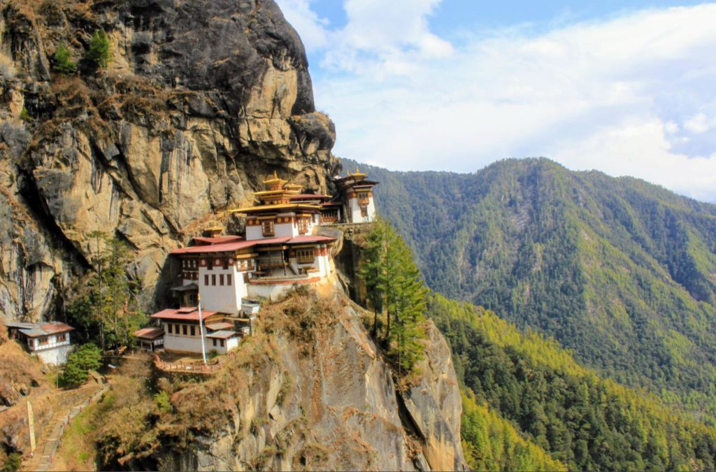 Taktsang monastery or Tiger’s Nest in Paro, Bhutan