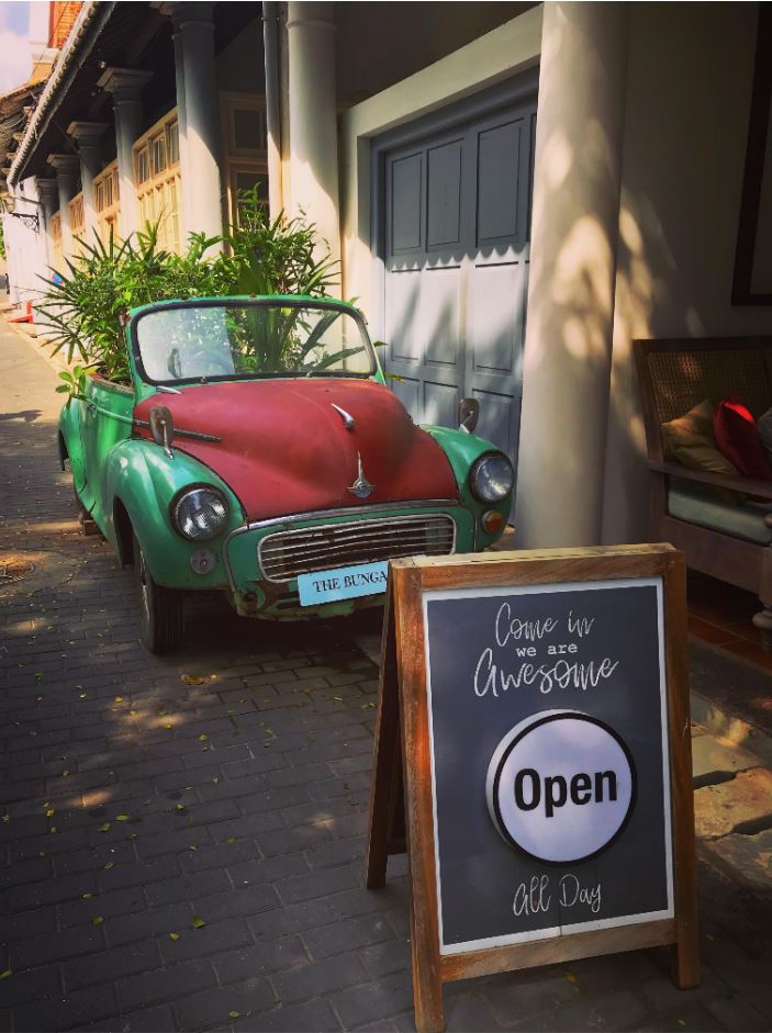 Dutch style shops in Galle