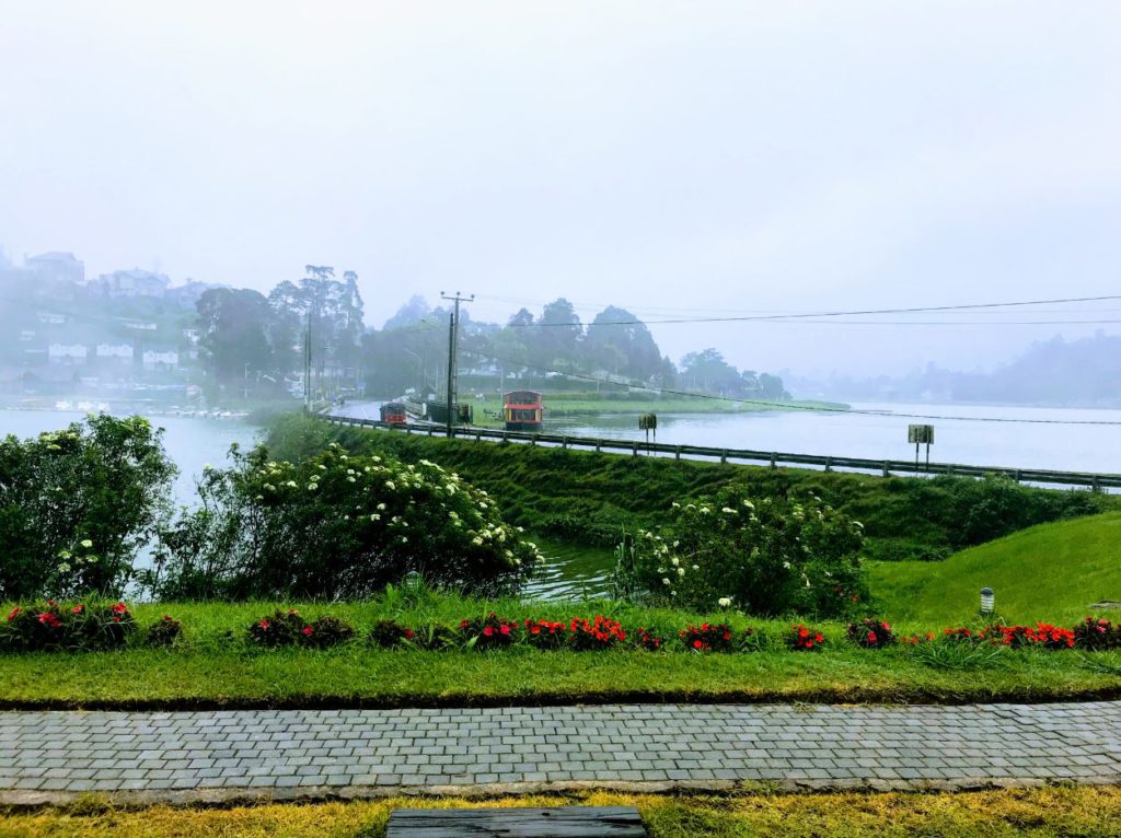 Nuwara Eliya covered in Mist during monsoons