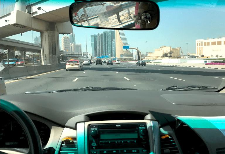 Driving in Dubai