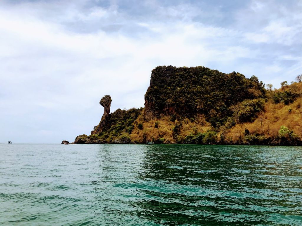 Koh Gai shaped like a chicken, hence known as Chicken island