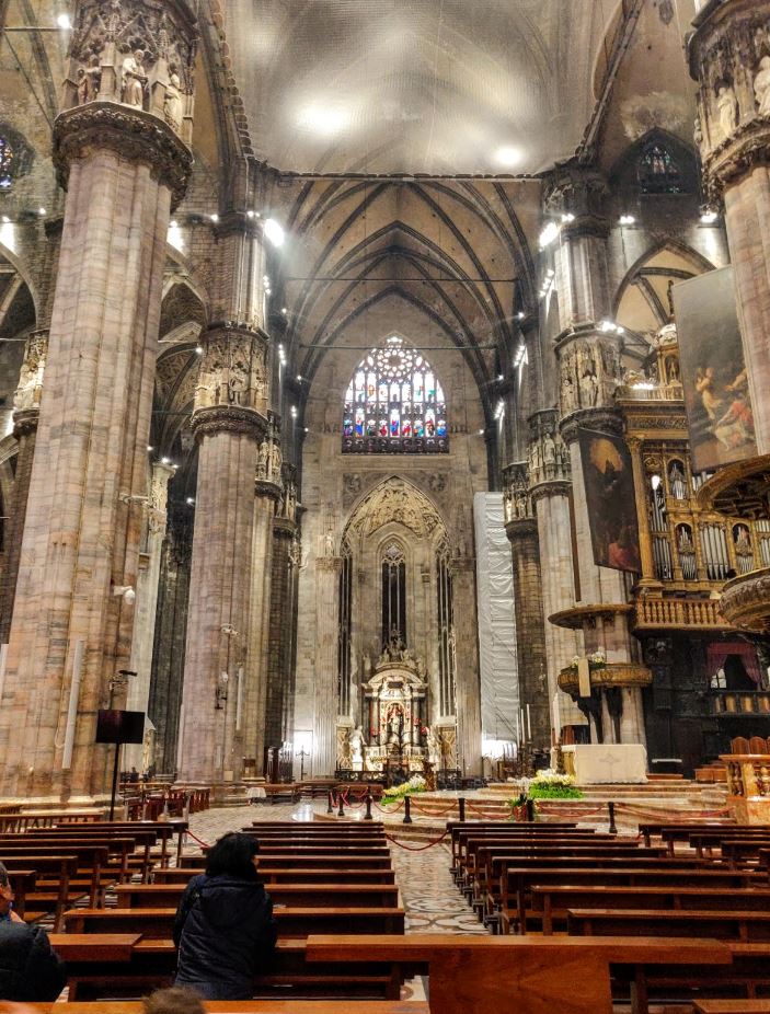 Inside the Duomo, Milan