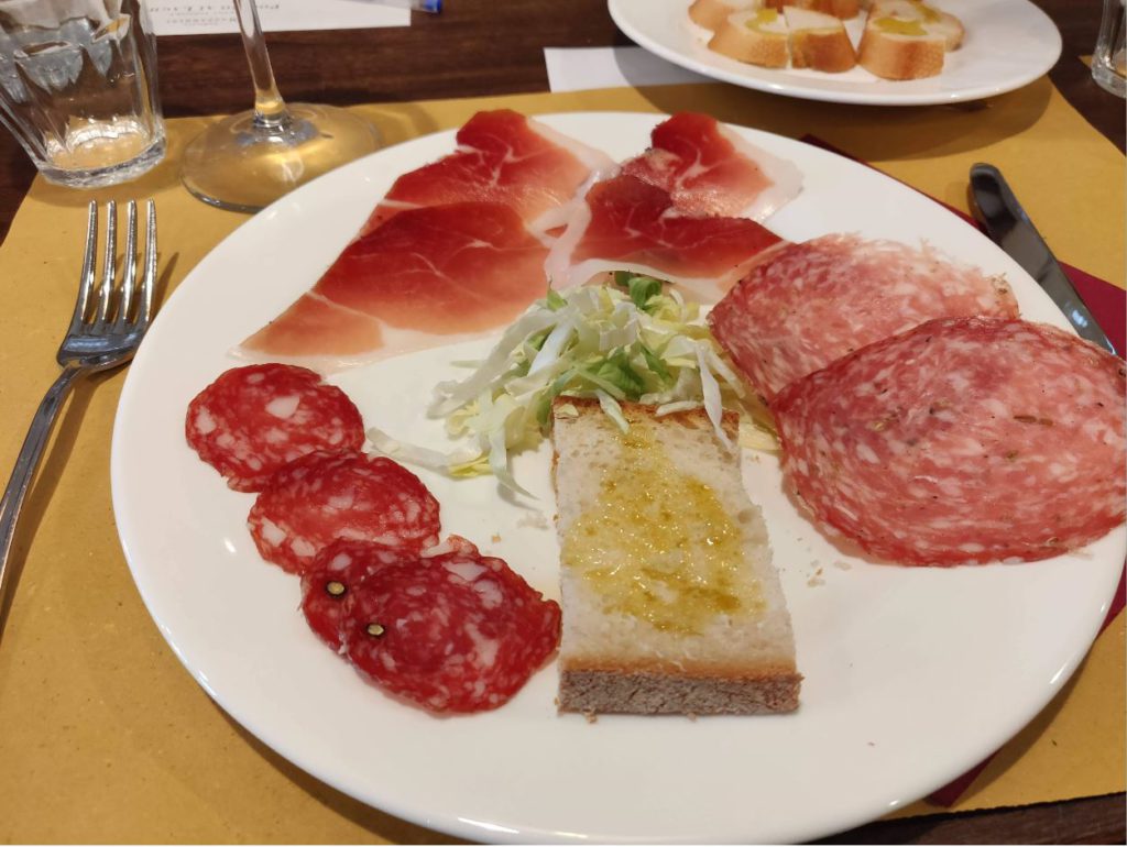 Tuscan style cold cuts