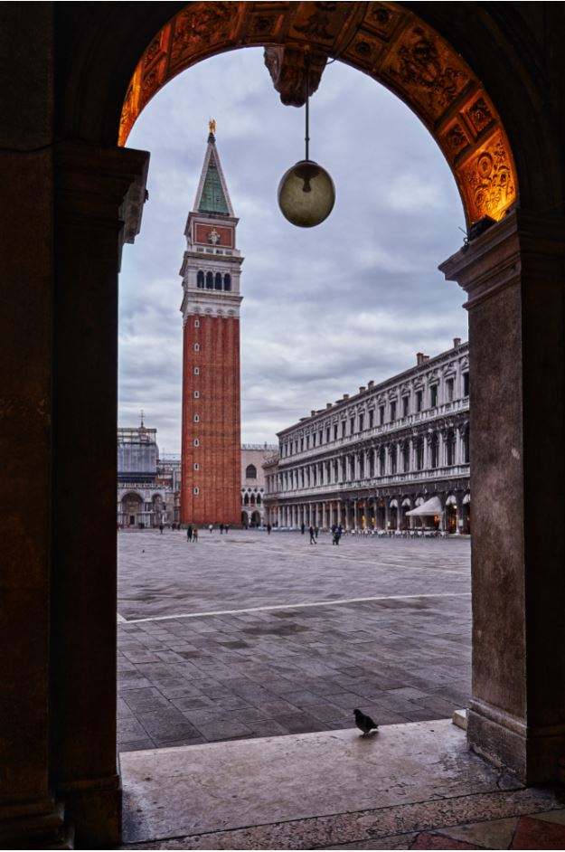 View of St Mark’s Square in Venice, Italy