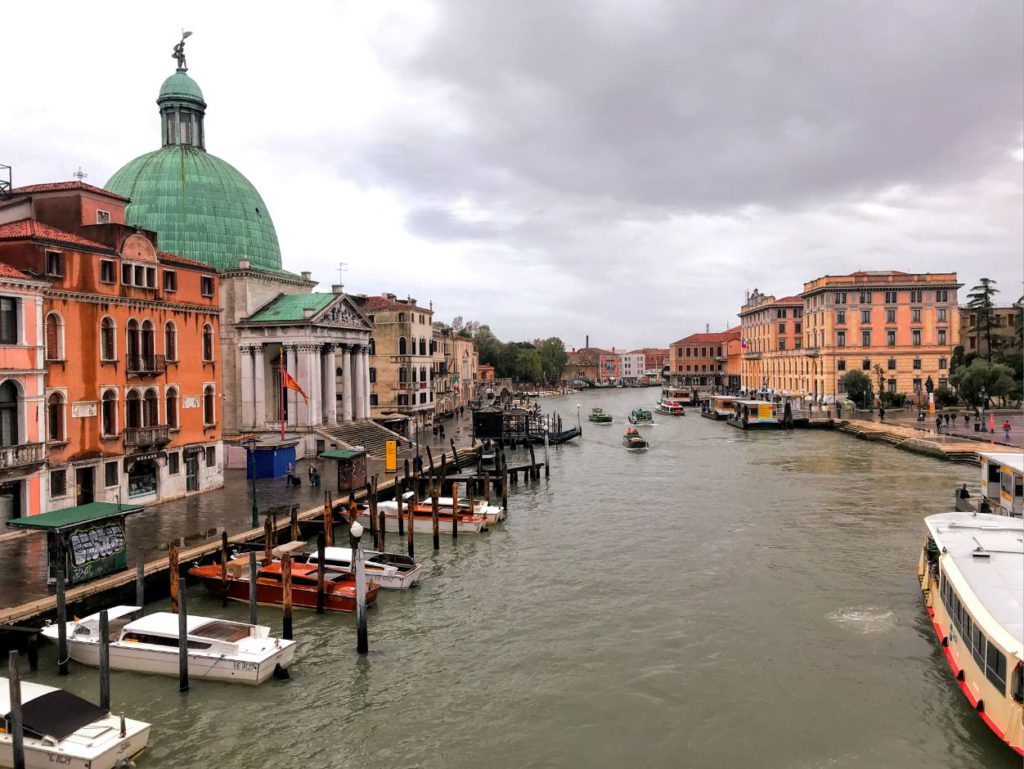 View of Venice's Grand canal