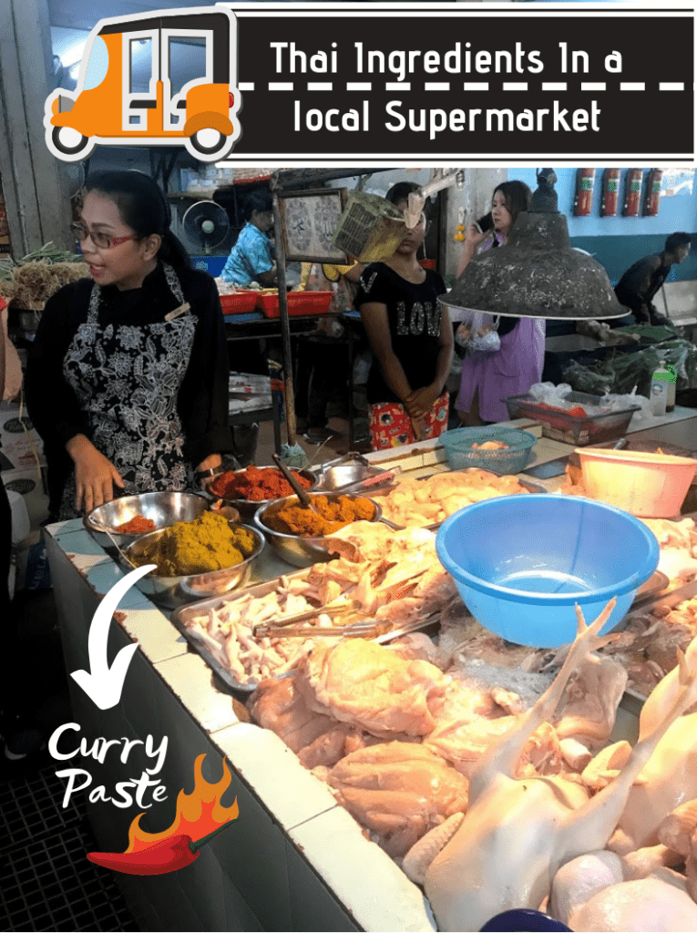 Thai Ingredients in a local supermarket