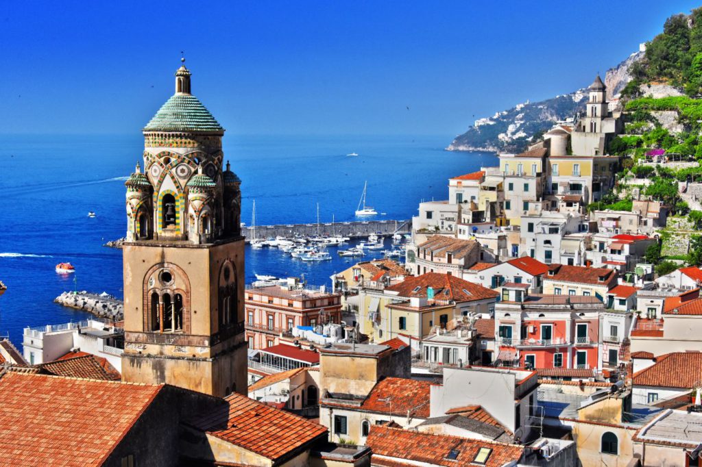 Amalfi town on the Amalfi coast