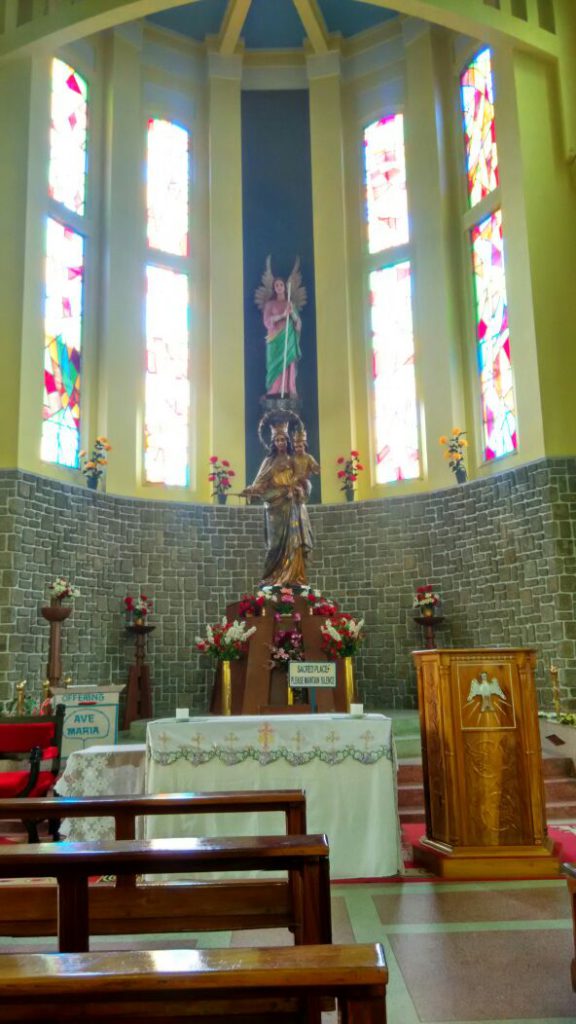 View of the Altar at Mary Help of Christians Cathedral, Shillong