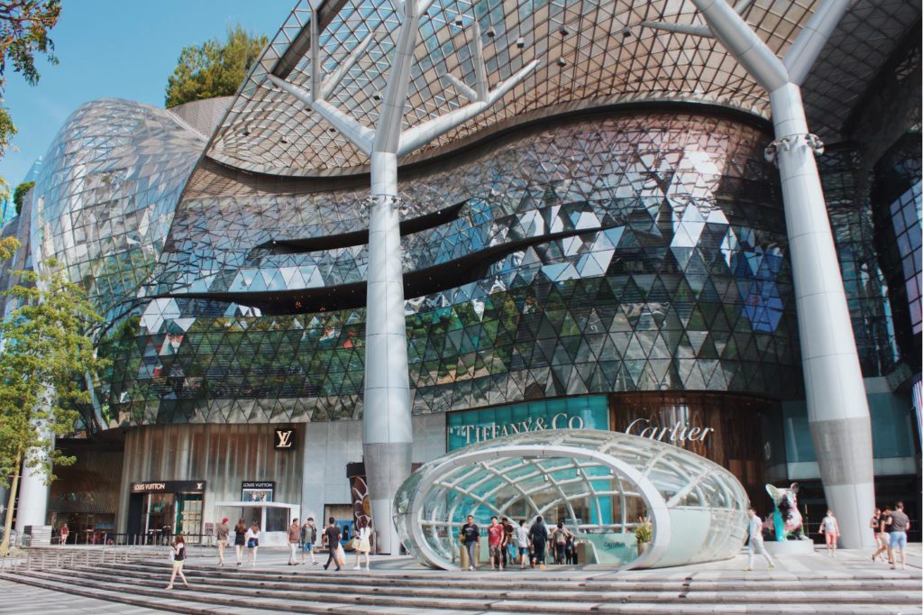 Orchard Road, lined with malls and retail outlets