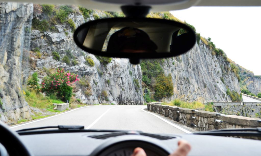 Driving around Amalfi coast
