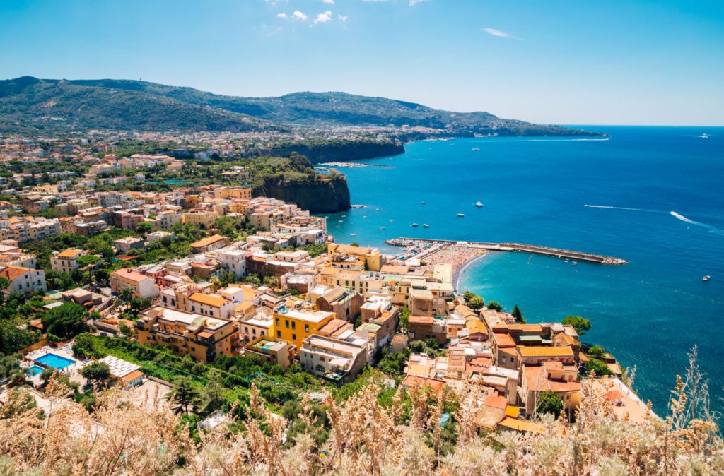 Aerial view of Sorrento