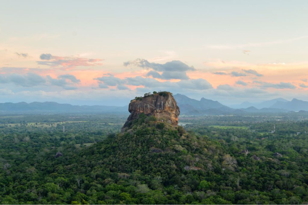 Sigiriya monolithic rock, Sri Lanka