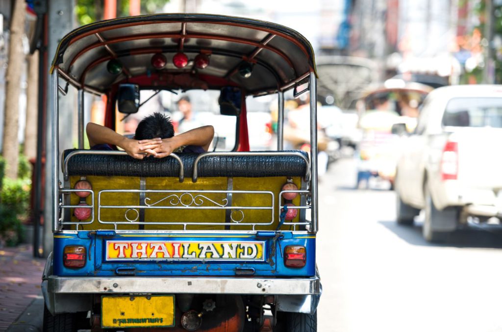 tuk tuk in Thailand