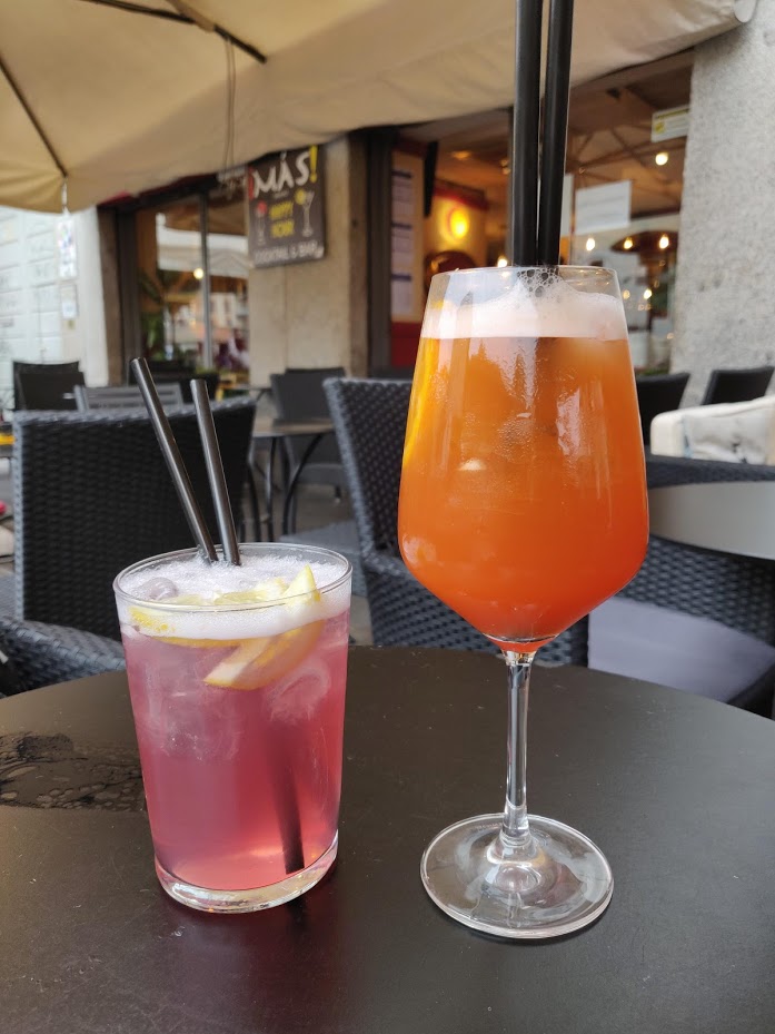 Aperol Spritz at Apperitivo in Milan, Italy