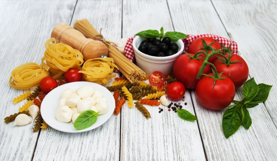 Basic ingredients of Italian Food
