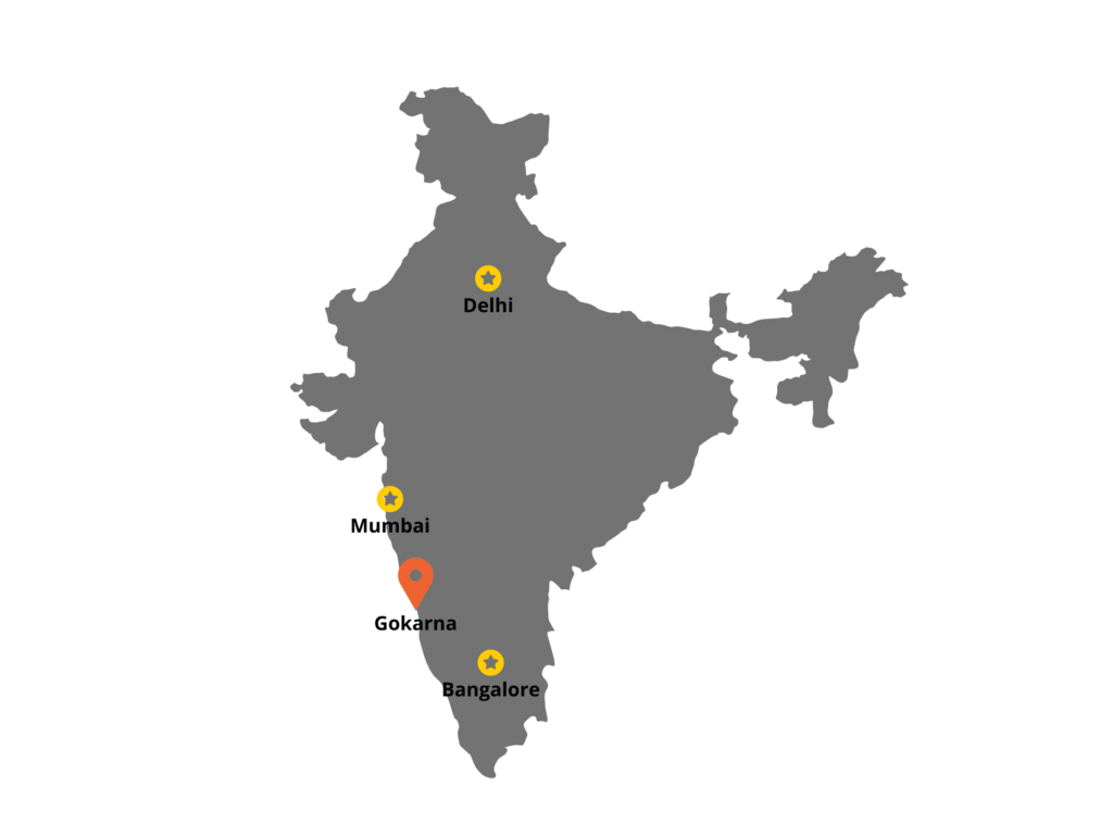 Location of Gokarna in India