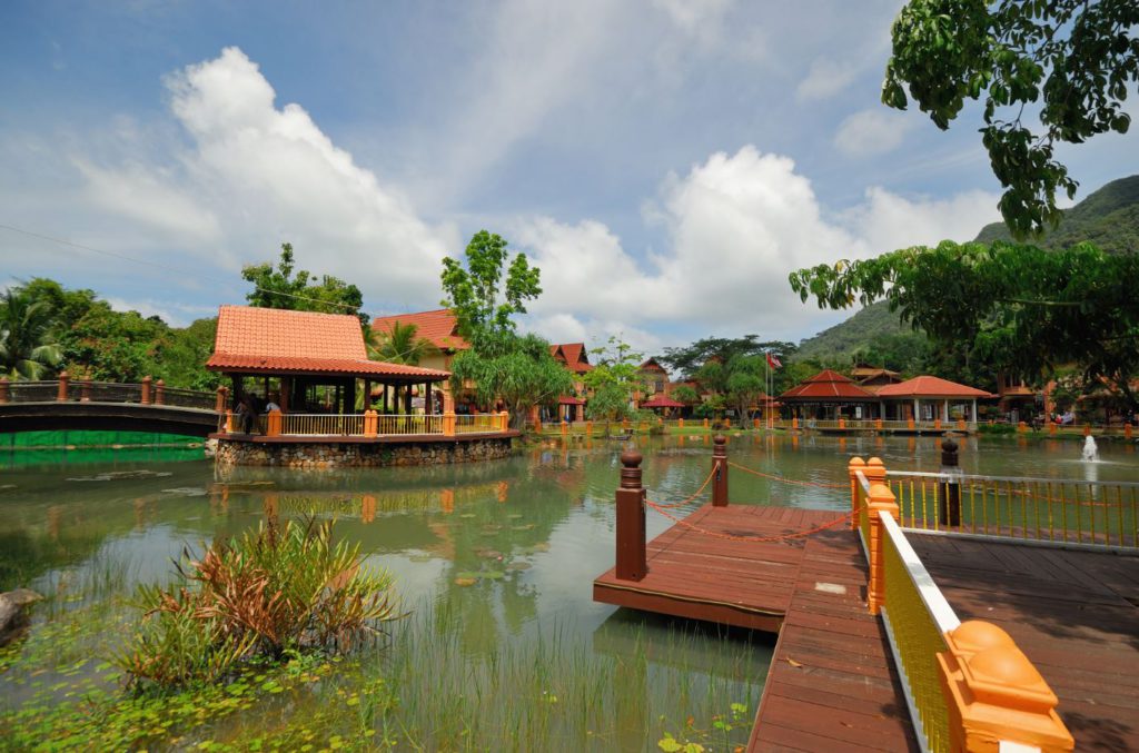 Ayer Hangat Village in Langkawi known for its hot springs