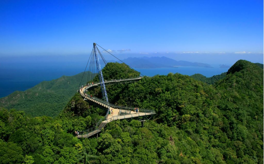 View of Langkawi Sky bridge from Observation deck