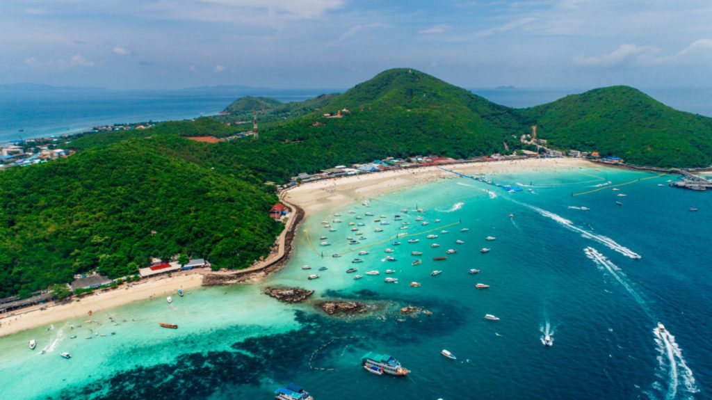 Aerial view of Koh Larn