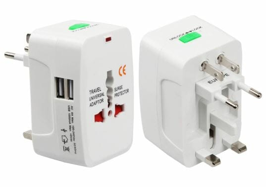 Travel Universal Adapter, what to pack for southeast asia