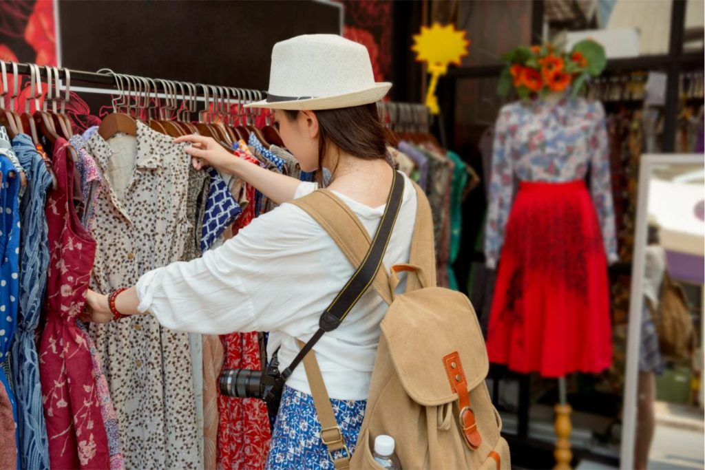 Shopping in southeast Asia