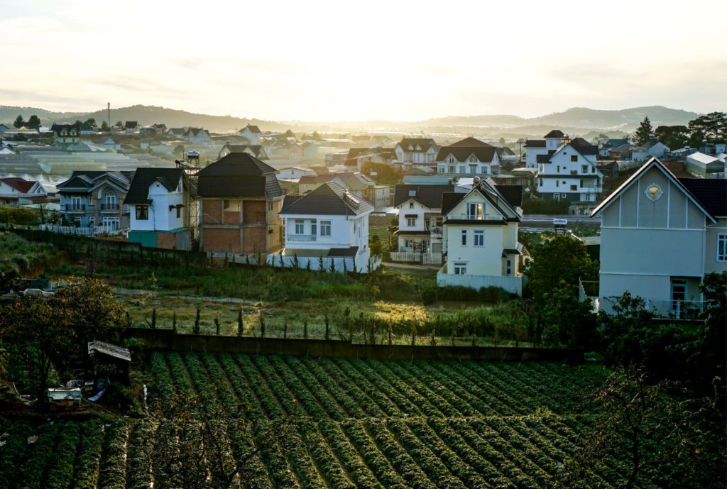 Houses and Building made in French Style in Da Lat