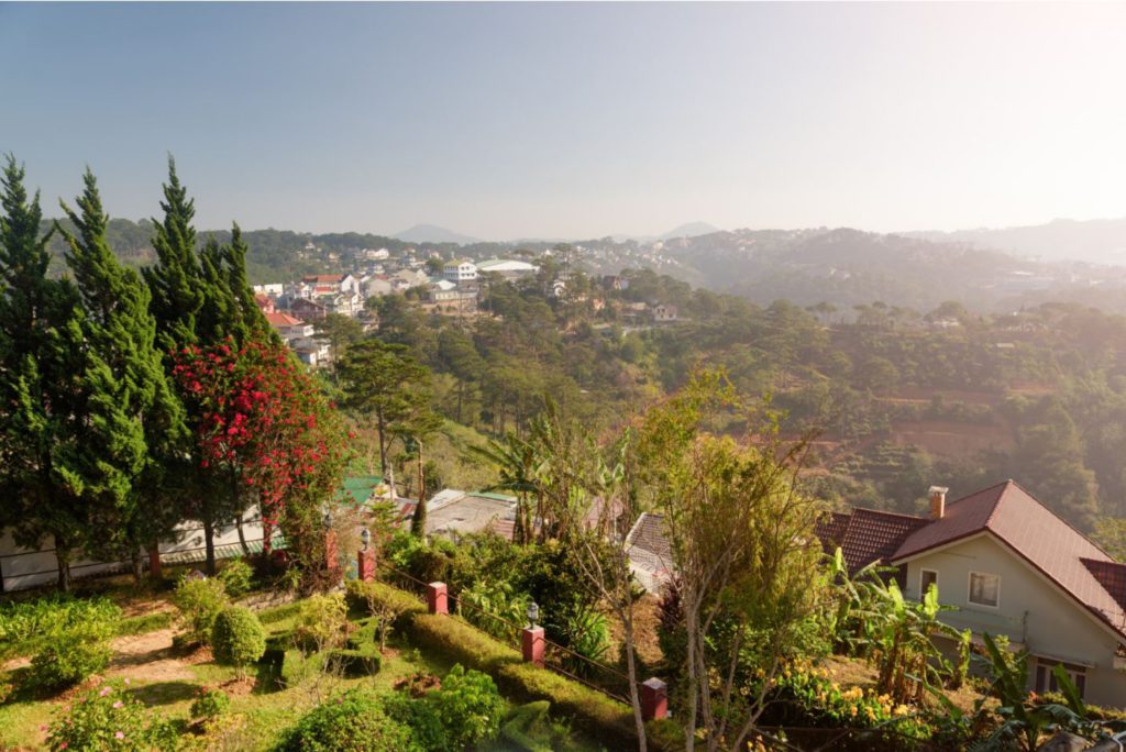 View of Da Lat Valleys