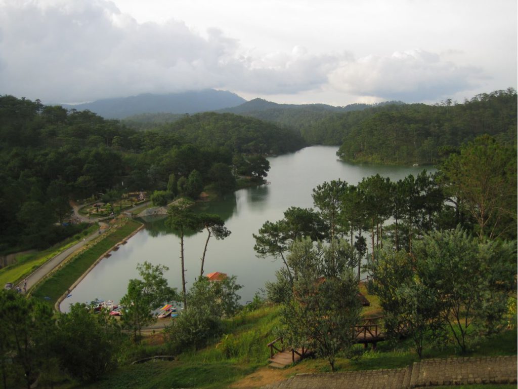 Aerial View of Valley of Love, Places to see in Da Lat