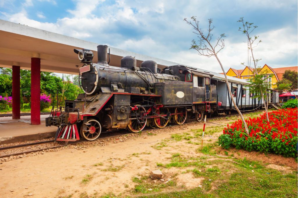 Train from Da Lat to Trai Mat