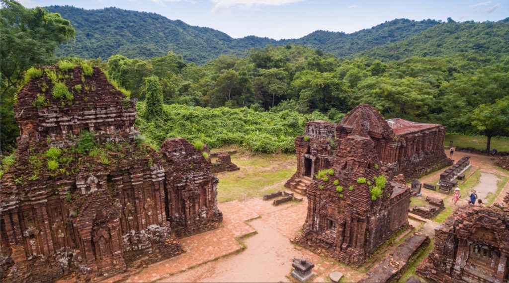 Temple ruins of Cham Dynasty in My Son