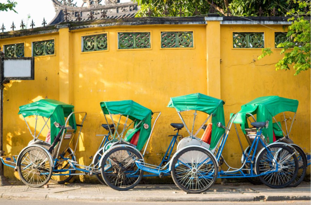 Ancient rickshaw ride around the Hoi An ancient town