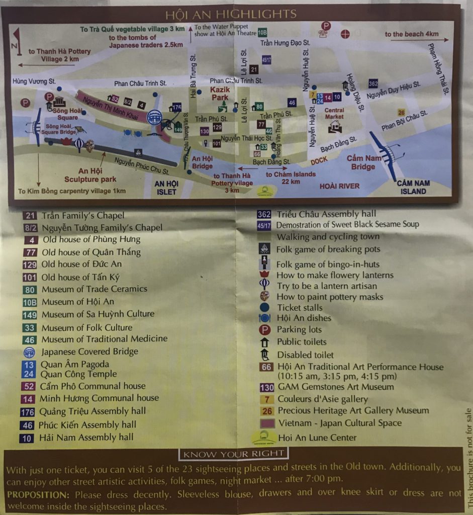 Map of Hoi An Ancient Town