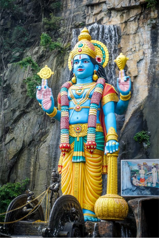 Statue of Lord Rama from the HIndu mythology