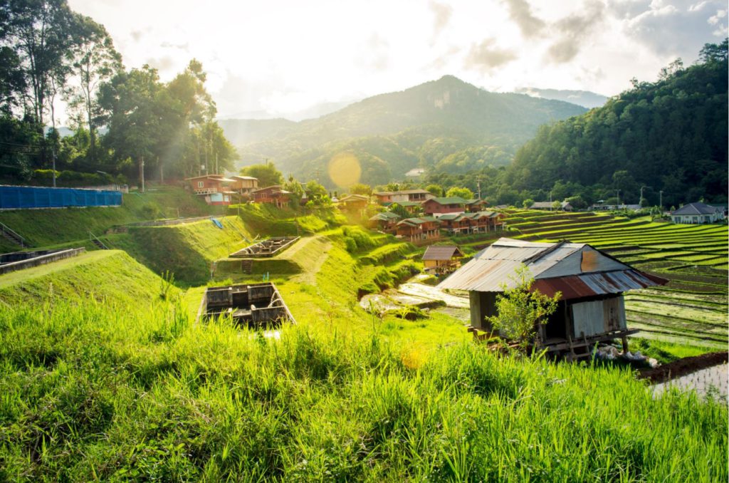 A small village near Doi Inthanon, Chiang Mai