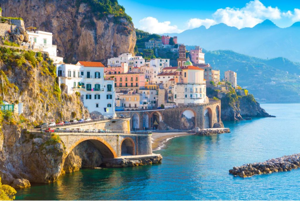 Atrani town in Amalfi coast