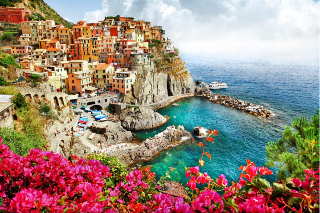 A village in Cinque Terre