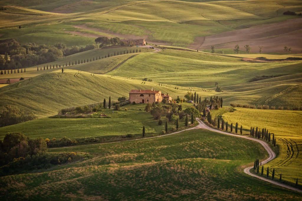 countryside in Tuscany