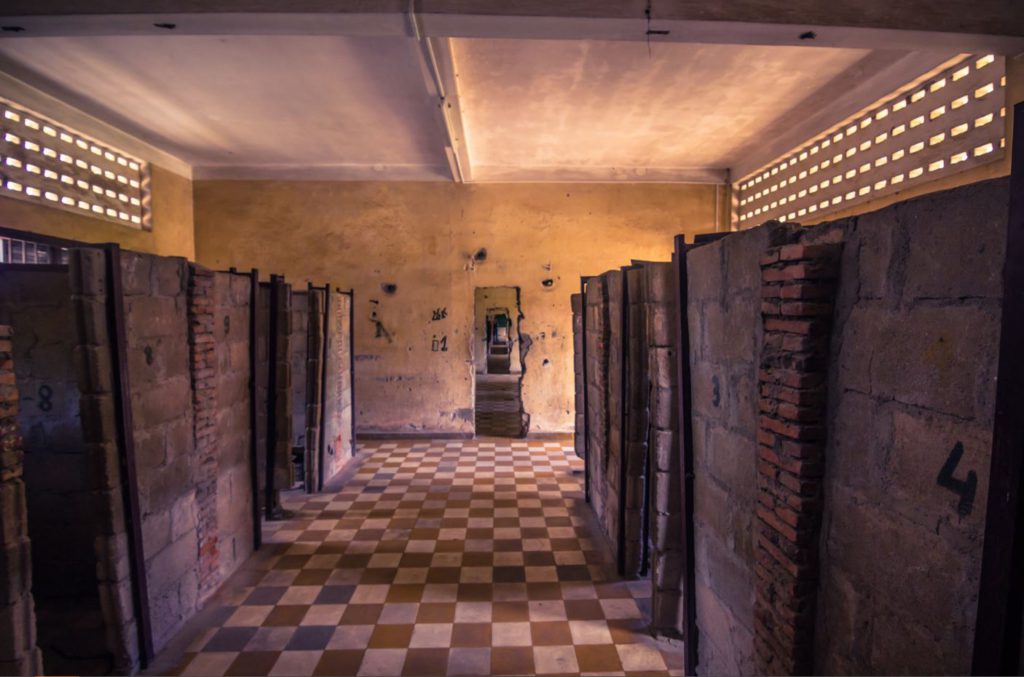 Inside Tuol Sleng Genocide Center