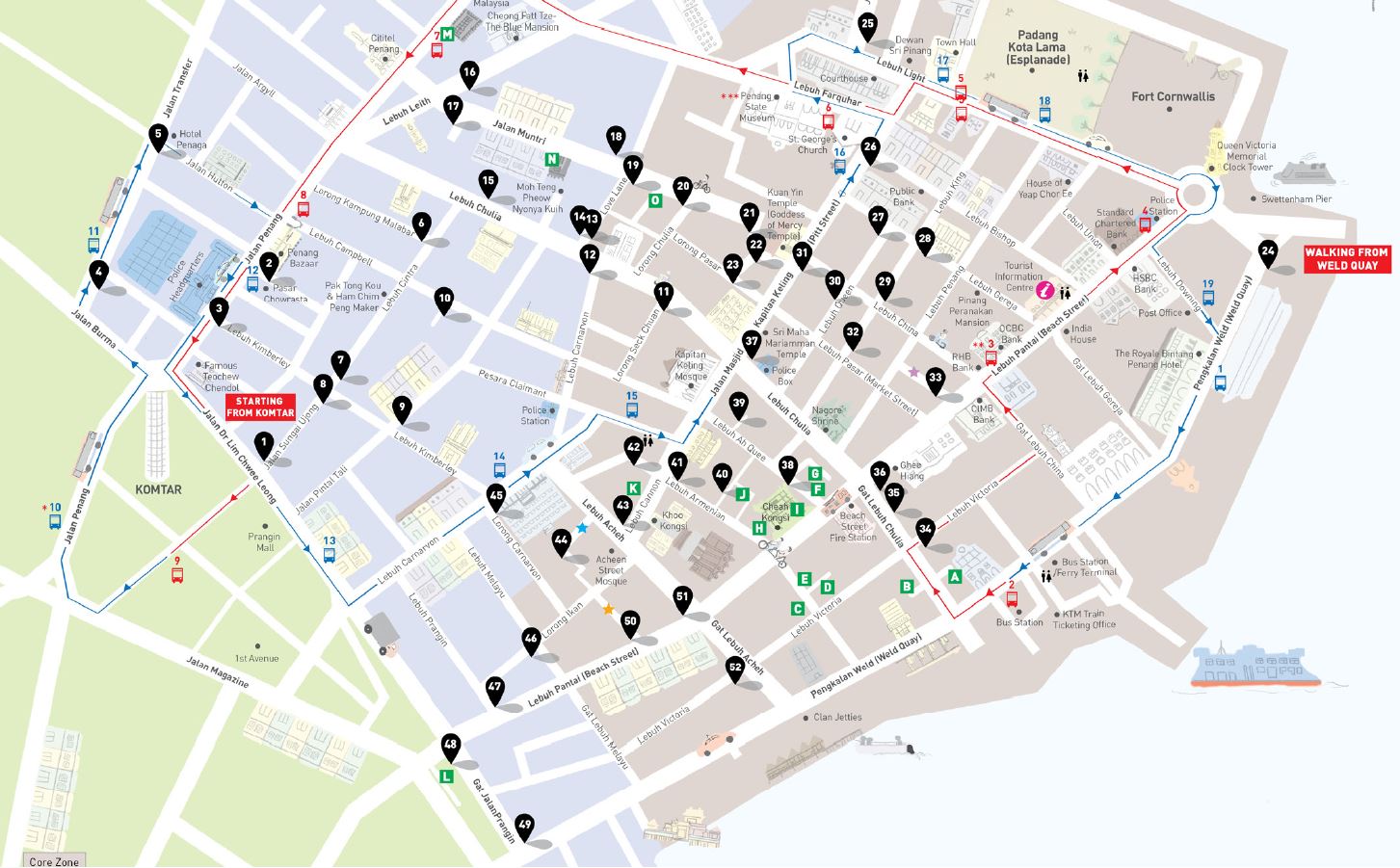 Penang Street Art Map – Interactive Google Map - The Stupid Bear