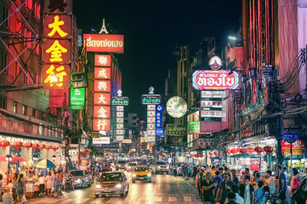 Yaowarat Road, China Town, Bangkok