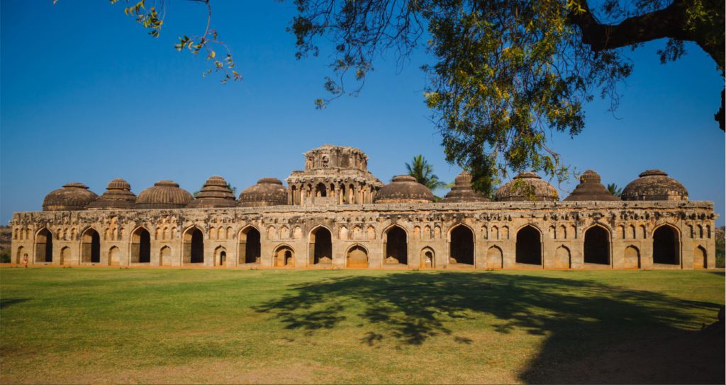 Elephant Stables in Royal Center Hampi