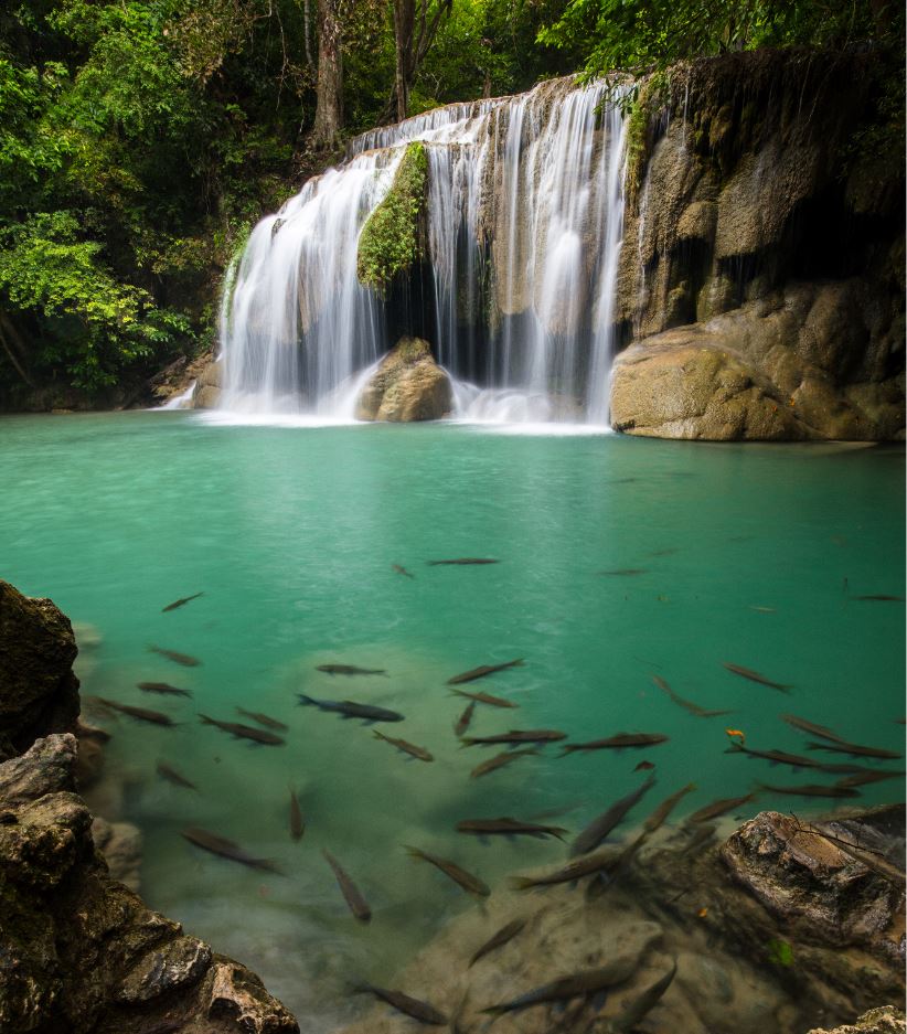 Erawan Waterfalls Second Level