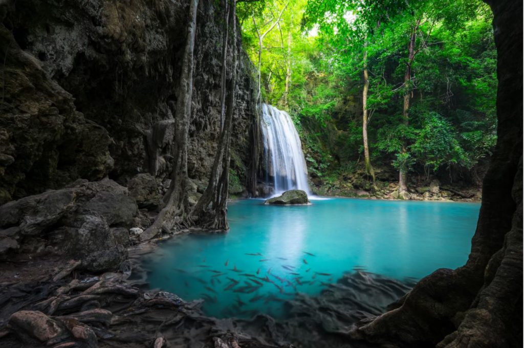 Erawan waterfall Third Level