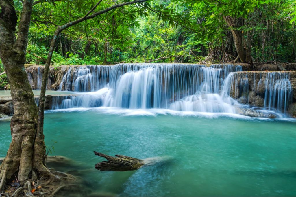 Erawan waterfalls thailand