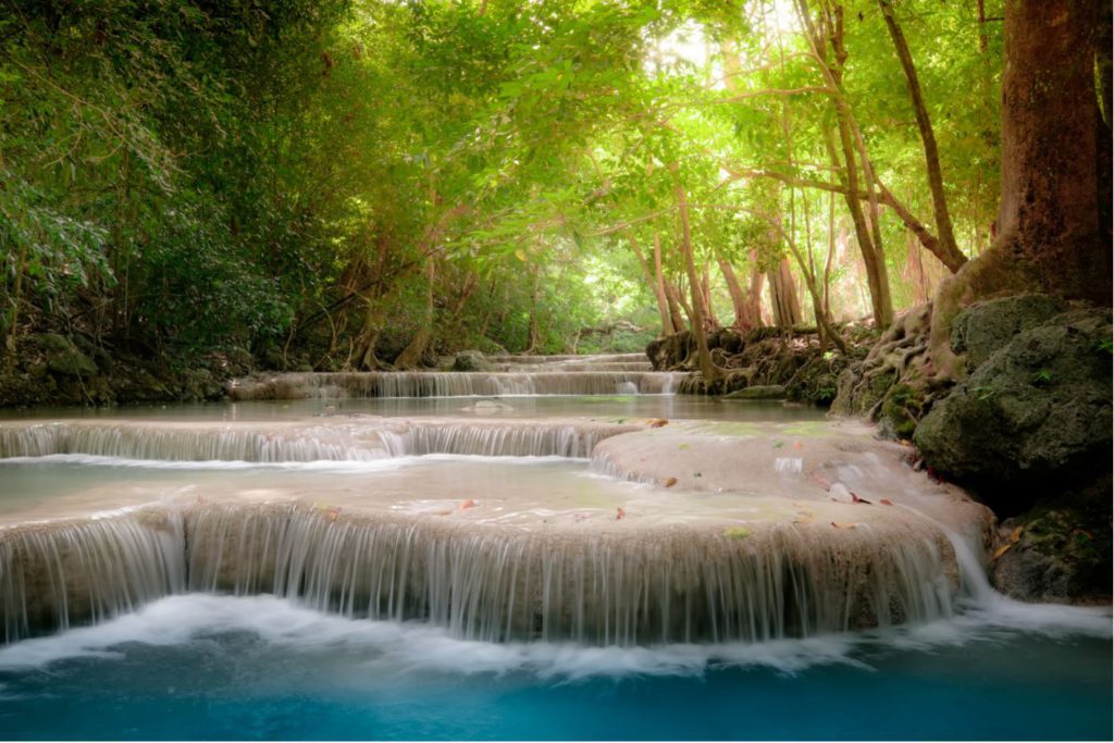 Erawan waterfalls thailand